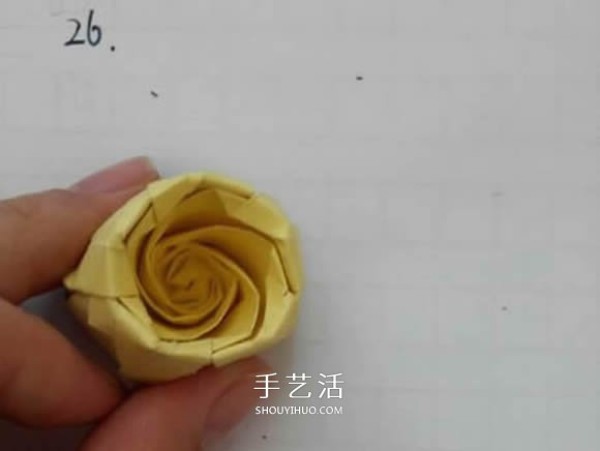 Five-petal Sato Rose Folding Illustration How to Fold Sato Rose Step by Step