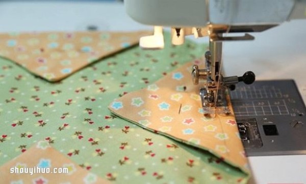 How to make a cherry blossom bag, illustrated on how to make a handmade cloth cherry blossom bag