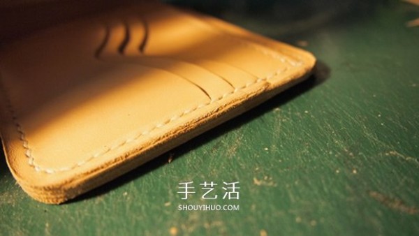 The most detailed leather art tutorial teaches you how to make a cowhide wallet step by step