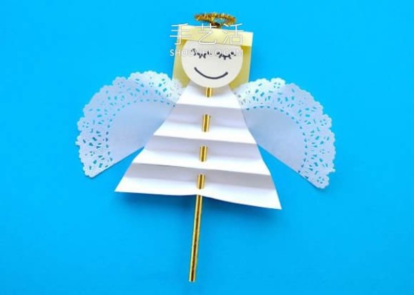 Tutorial on how to make handmade angel puppets in kindergarten