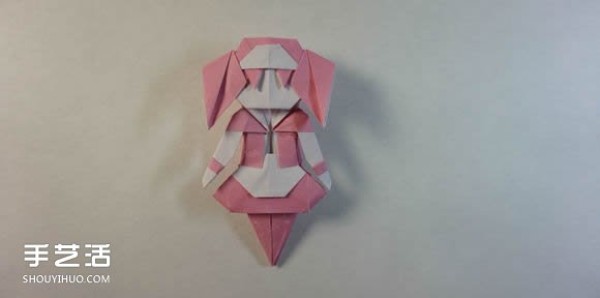 OrigamiGirls step-by-step illustration and complicated folding tutorial for girls