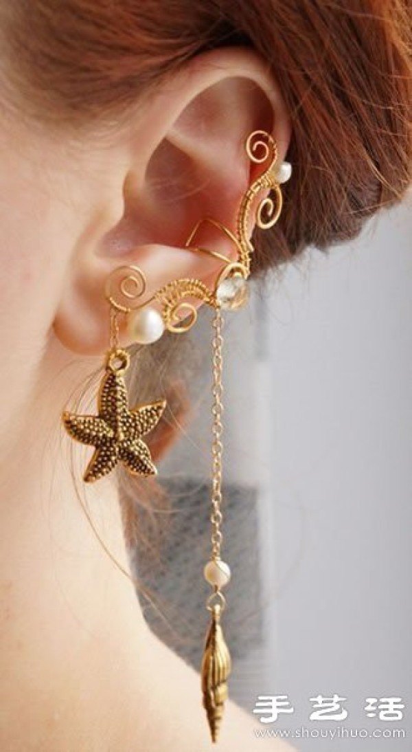 Gorgeous Elf Earrings DIYed by Russian Girls