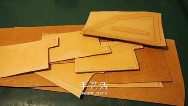 The most detailed leather art tutorial teaches you how to make a cowhide wallet step by step