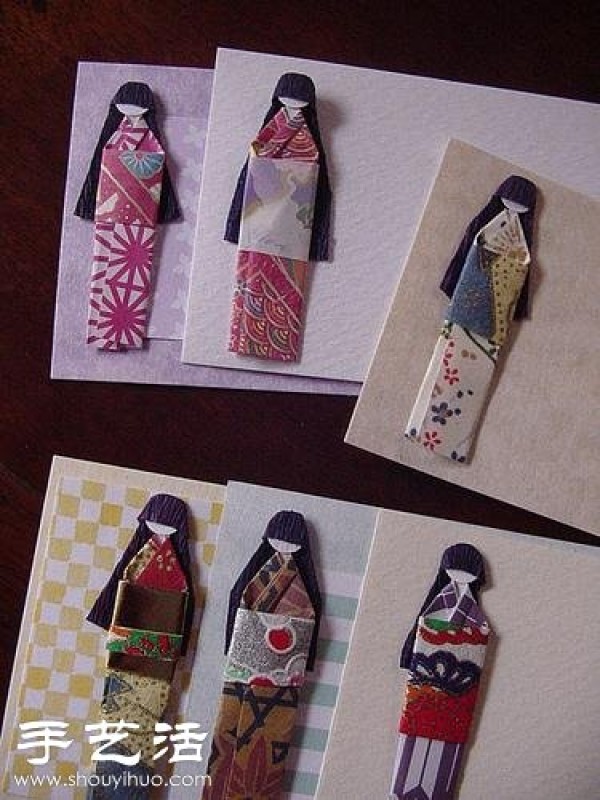 Japanese ethnic style kimono doll origami art