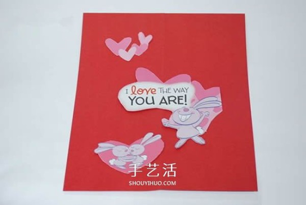 Cute and beautiful! Tutorial on how to make cartoon Valentines Day greeting cards