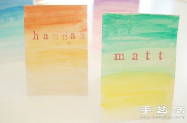 Creative little crafts: making beautiful watercolor cards