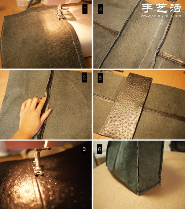 Tutorial on making your own leather handbag