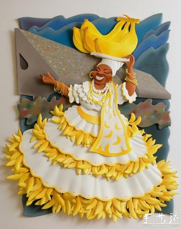 Samba Paper Sculpture