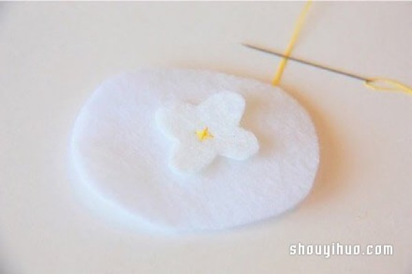 Fabric flower hairbands and hairpins to make Korean-style flowered hairbands and hairpins DIY