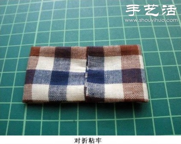 Handmade bow hairpins made of plaid cloth