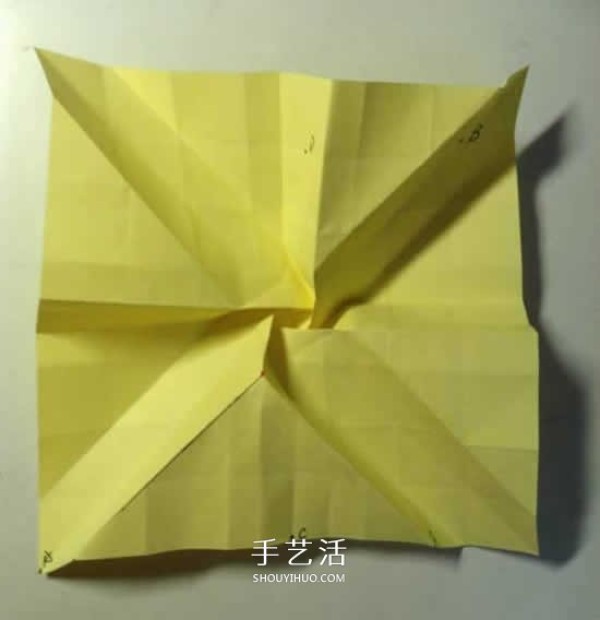 The original folding method of Weiwei Rose, detailed origami rose process steps