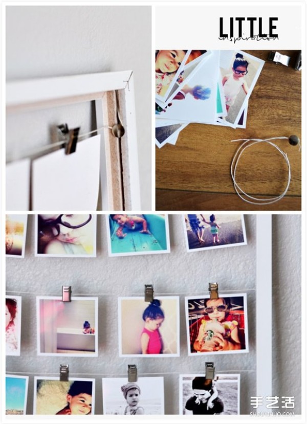 DIY photo layout of renovated old items will make your home beautiful