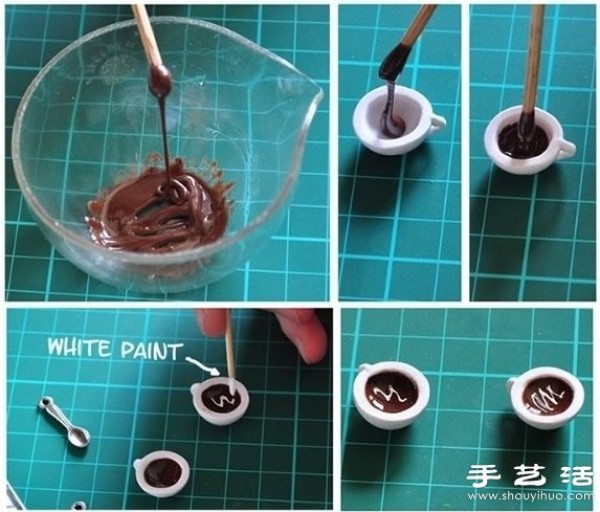 Illustrated Tutorial on Handmade Mini Coffee Cups from Clay