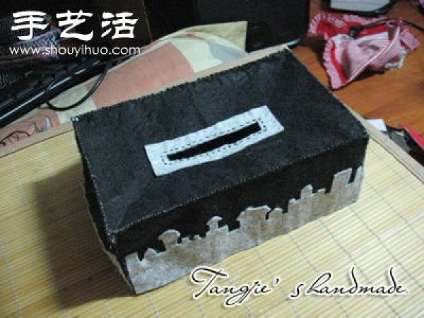 DIY from rags to make beautiful tissue boxes