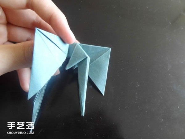 Western Dragon Origami Tutorial Illustrated How to Origami a Winged Dragon