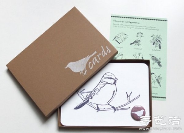 Fresh and elegant handmade rubber stamp works