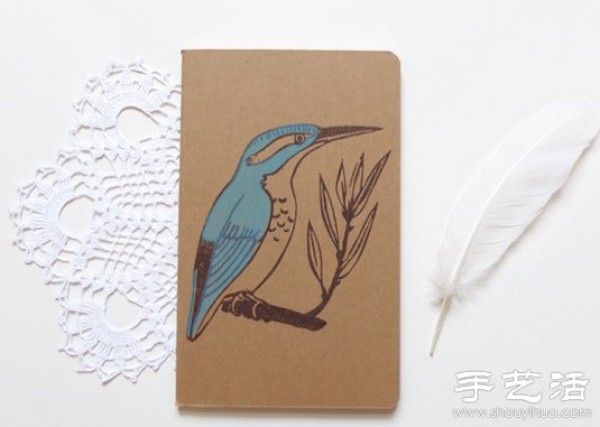 Fresh and elegant handmade rubber stamp works