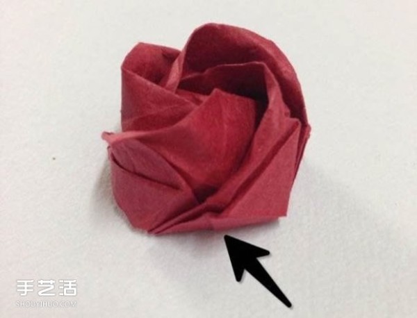 Super detailed illustration of how to fold Kawasaki rose, including flowers and receptacles