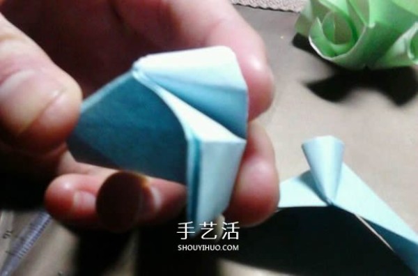 Super detailed steps: Illustration of the folding method of the handmade Versailles Rose Box