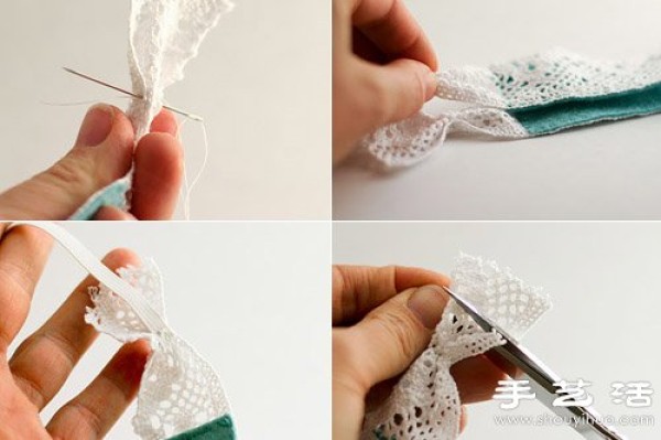 How to make a fresh lace headband