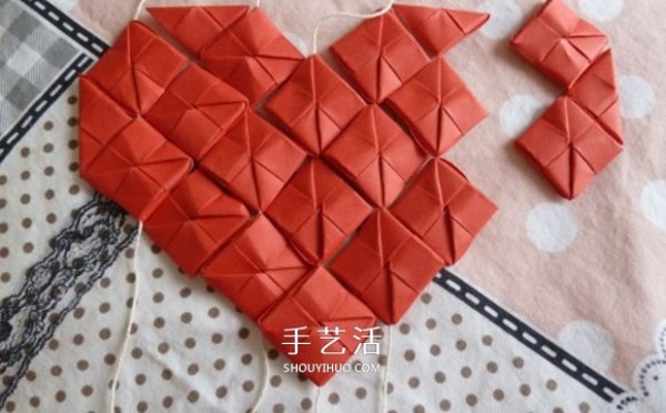 Creative Valentines Day Love Origami Illustrations of Folding Threads and Romantic Loves