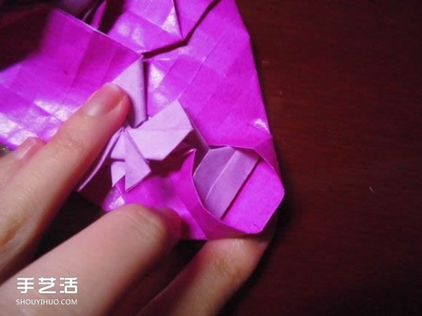 Die Lianhua Love Origami Illustration of Creative Love Origami Step by Step