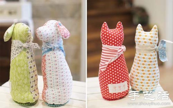 Super cute fabric dog doll handmade tutorial