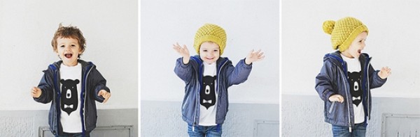 Cute baby T-shirt handmade by the illustrators mother