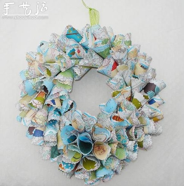 Appreciation of origami garland works