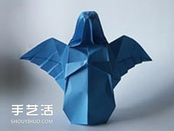 Origami Angel with Wings Illustrated Tutorial How to Fold a Three-dimensional Angel