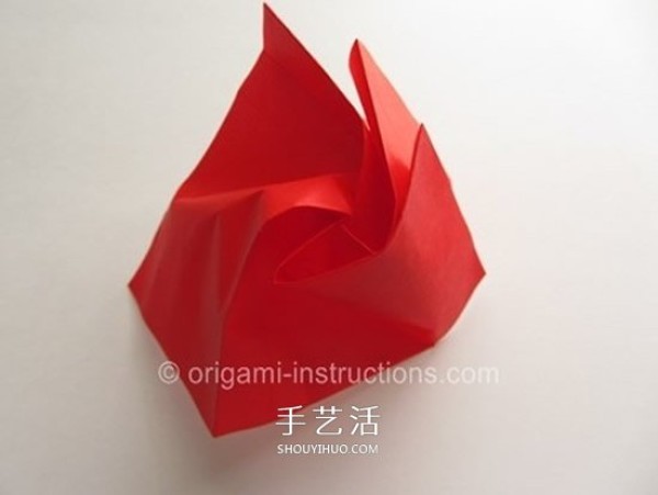 Kawasaki Rose Folding Tutorial Kawasaki Rose Improved Origami Illustrations