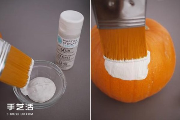 Halloween lace pumpkin making simple Halloween pumpkin decoration DIY