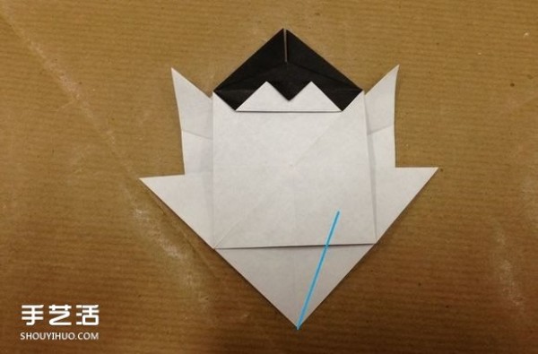 Small animal origami step-by-step diagram, using paper to fold small animals, illustrated method