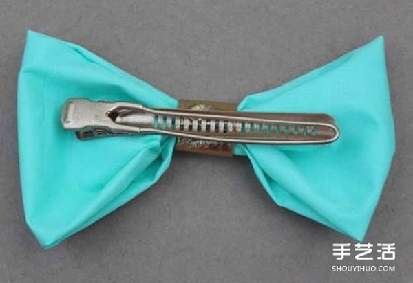 How to make bowknot hairpins with DIY bow tie hairpins and illustrations