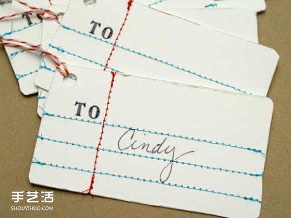 How to make gift wrapping labels, simple gift label DIY tutorial