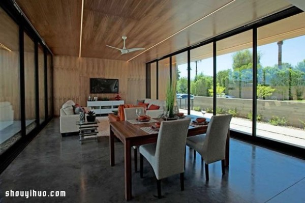 Spacious and bright Link House modern villa design