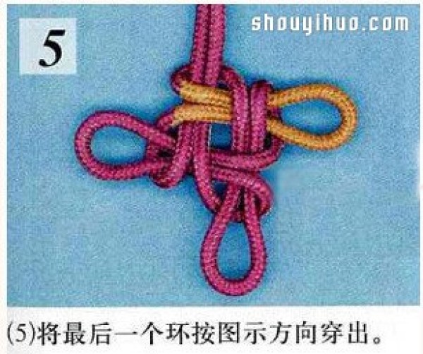 How to braid auspicious knots, how to braid auspicious knots, how to braid a graphic tutorial