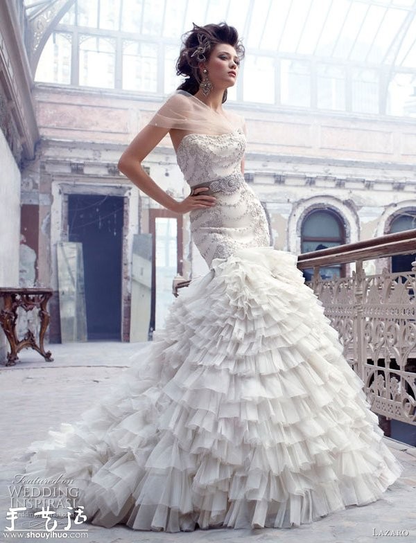 Lazaro 2011 Autumn and Winter Exquisite Wedding Dress Appreciation