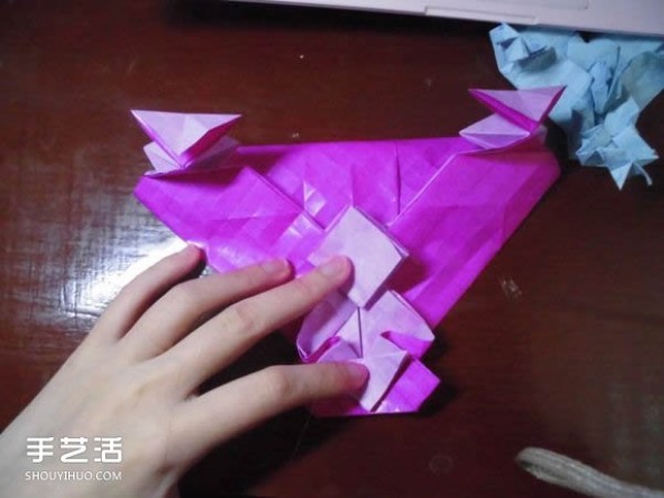 Die Lianhua Love Origami Illustration of Creative Love Origami Step by Step