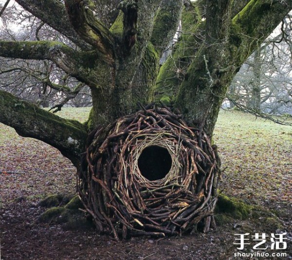 Andy Goldsworthys land sculpture art work