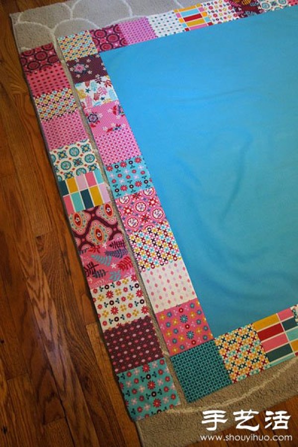 Beautiful patchwork tablecloth DIY tutorial