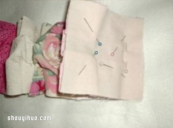 Use rag scraps to make a very protective crib and storage basket