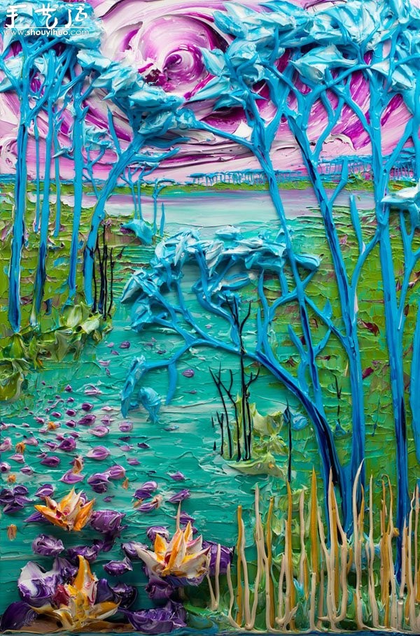 Justin Gaffrey paint painting works