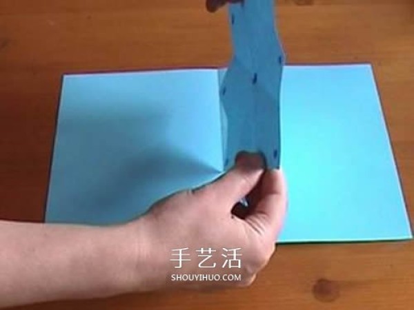 How to make a three-dimensional paper flower greeting card DIY Mothers Day three-dimensional flower greeting card