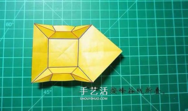 How to make a realistic goat origami with hand-made origami 3D goat illustration