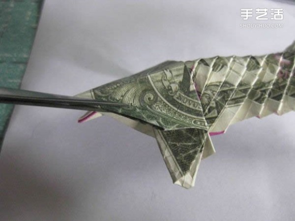 How to fold origami dollar carp and how to fold carp with dollars