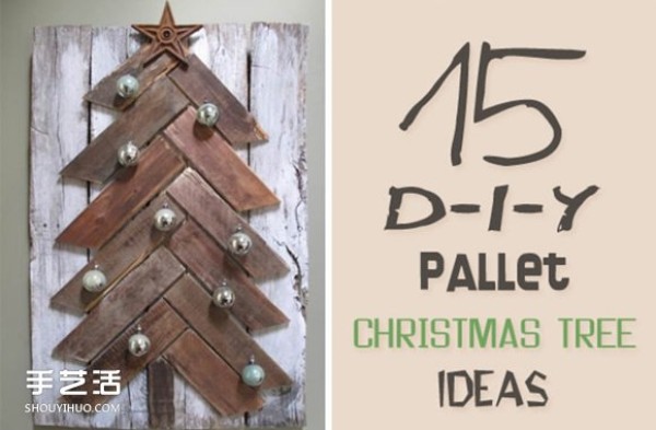 5 kinds of wood Christmas tree making pictures homemade Christmas tree made of wood