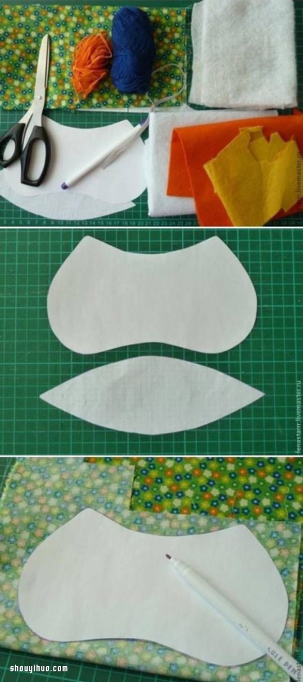 The non-woven owl eye mask is easy to use and fun to make