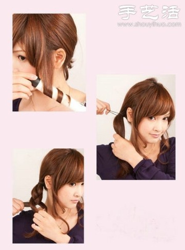 DIY braided hair that combines Japanese sweetness and Korean elegance