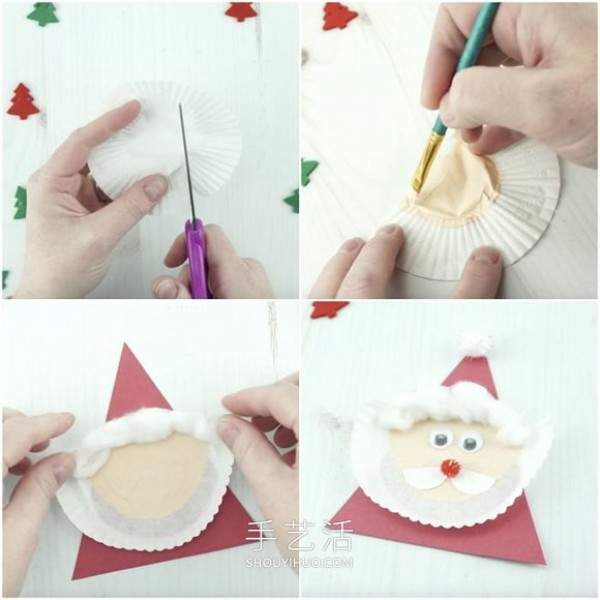 Tutorial on how to make simple handmade Christmas puppets in kindergarten